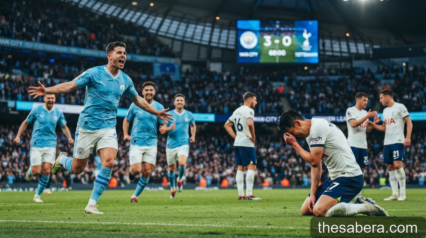 Premier League 2026/27: Man City độc chiếm ngôi đầu, Tottenham gây thất vọng lớn